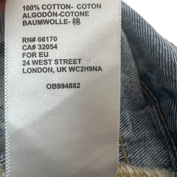 BDG Urban Outfitters Distressed Bootcut Jeans Size 25 Grunge Edgy Capsule Blue - Picture 6 of 13